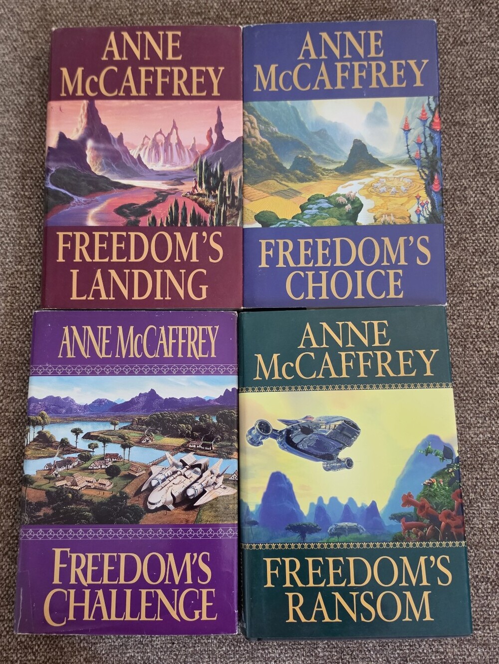 The Catteni Sequence By Anne McCaffrey Hardcover Freedom Complete Series